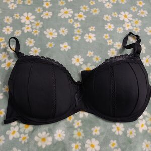 Candie's Black Lace Accent Bra